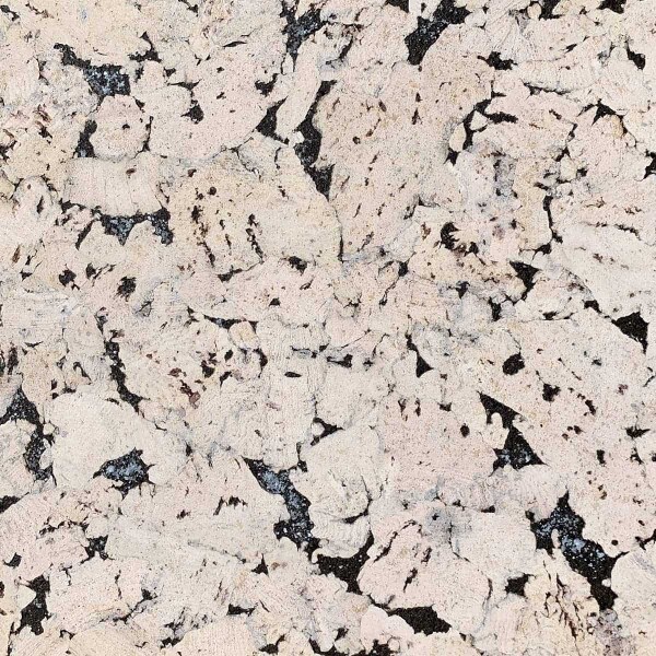 Cream and black cork wall tiles